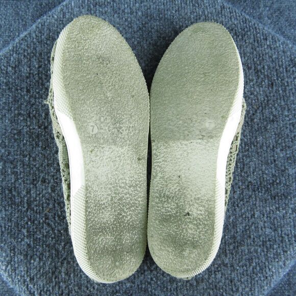 MIA girl Slip On Women Loafer Shoes Size‎ 7 Medium Beige Fabric Slip On - Picture 7 of 9